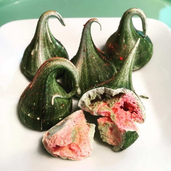 Strawberry Matcha Meringue