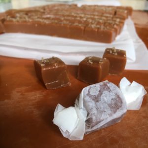 Salted Mezcal Caramels