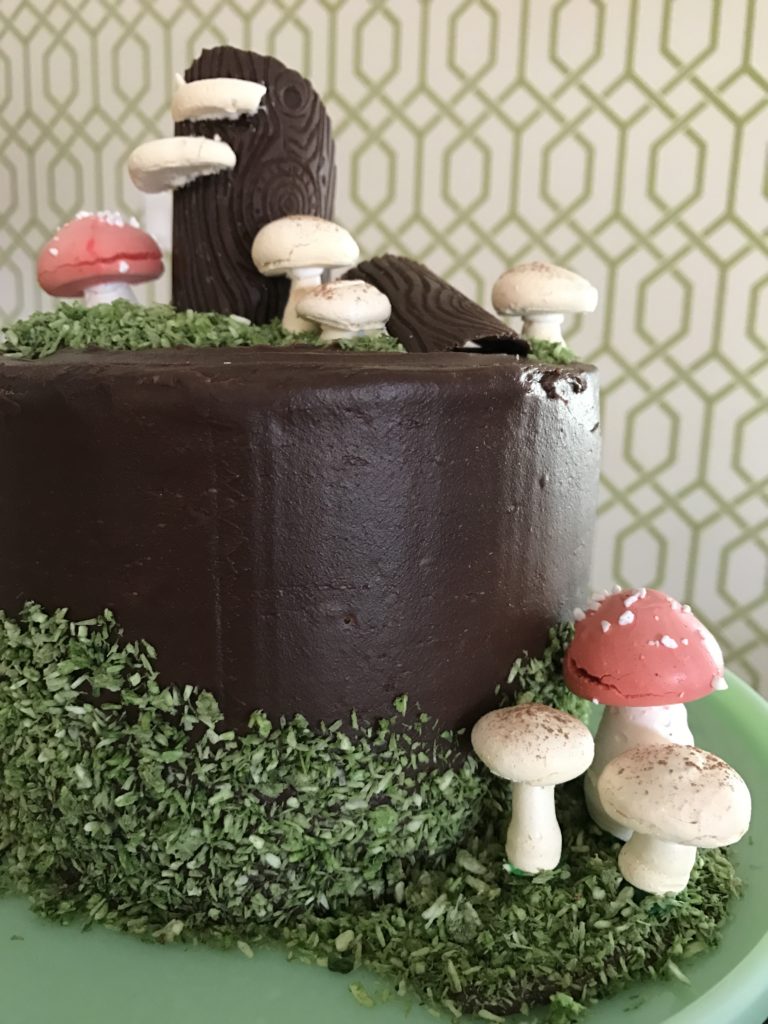 Edible Moss-Woodland Cake