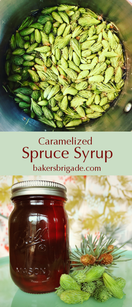 Caramelized Spruce Syrup