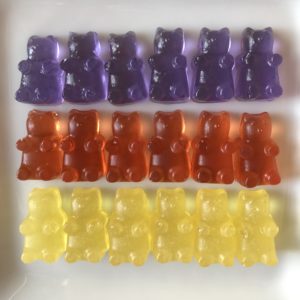 Gummy Candy Molds Silicone with 2 Droppers Pack 4 Different Style