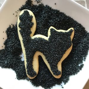 Black and White Halloween Cookies