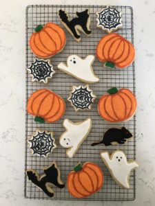 Black and White Halloween Cookies