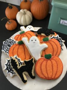 Black and White Halloween Cookies