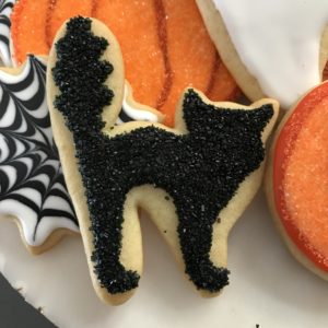 Black and White Halloween Cookies