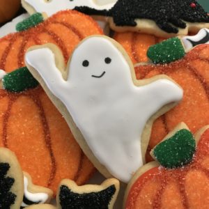 Black and White Halloween Cookies