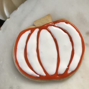 Sparkly Pumpkin Cookies