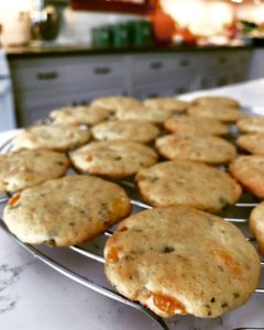 Glazed Apricot-Pistachio Cookies