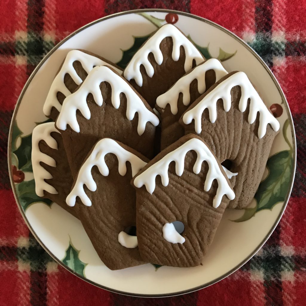 Gingerbread Birdhouse Cookies