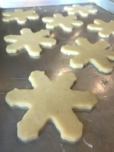 Orange-Cardamom Snowflake Cookies