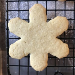 Orange-Cardamom Snowflake Cookies