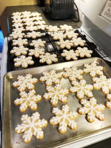 Orange-Cardamom Snowflake Cookies