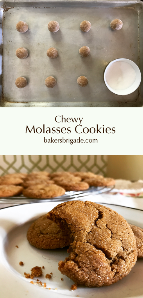 Chewy Molasses Cookies