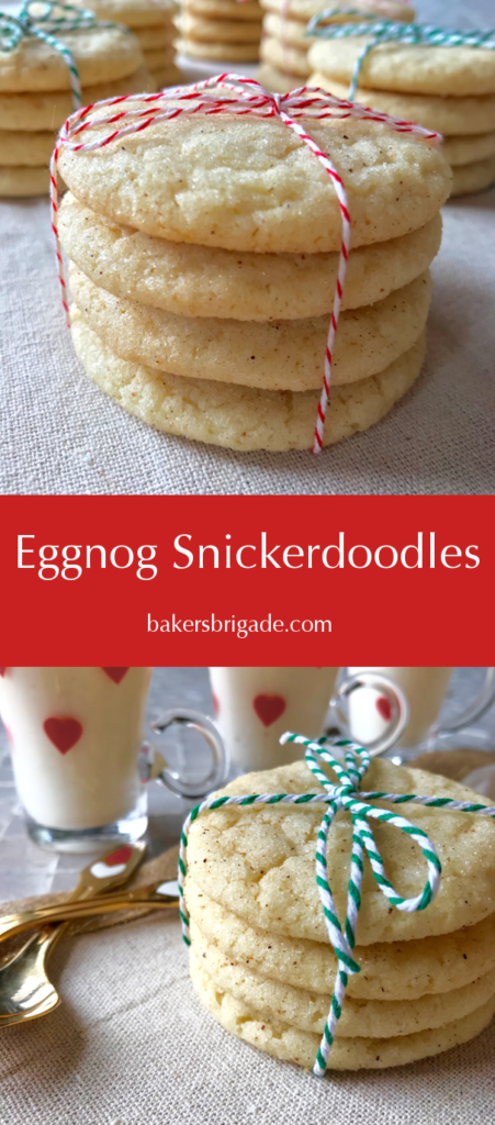 Eggnog Snickerdoodles