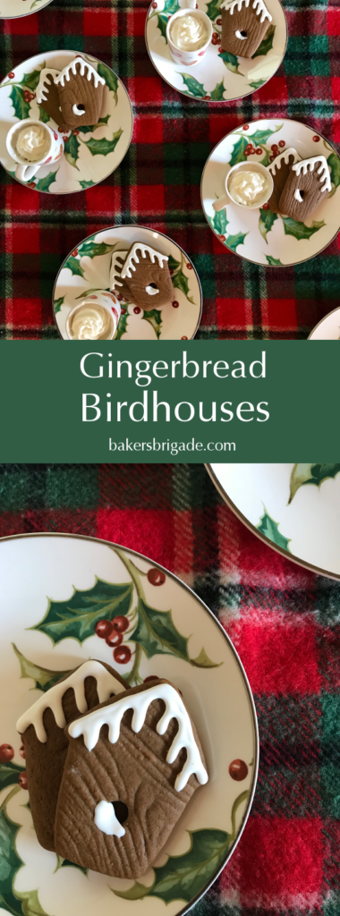 Gingerbread Birdhouse Cookies