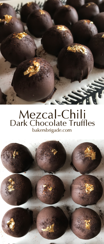 Mezcal-Chili Dark Chocolate Truffles