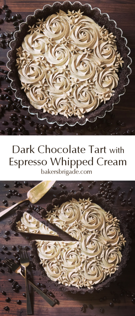 Dark Chocolate Espresso Tart