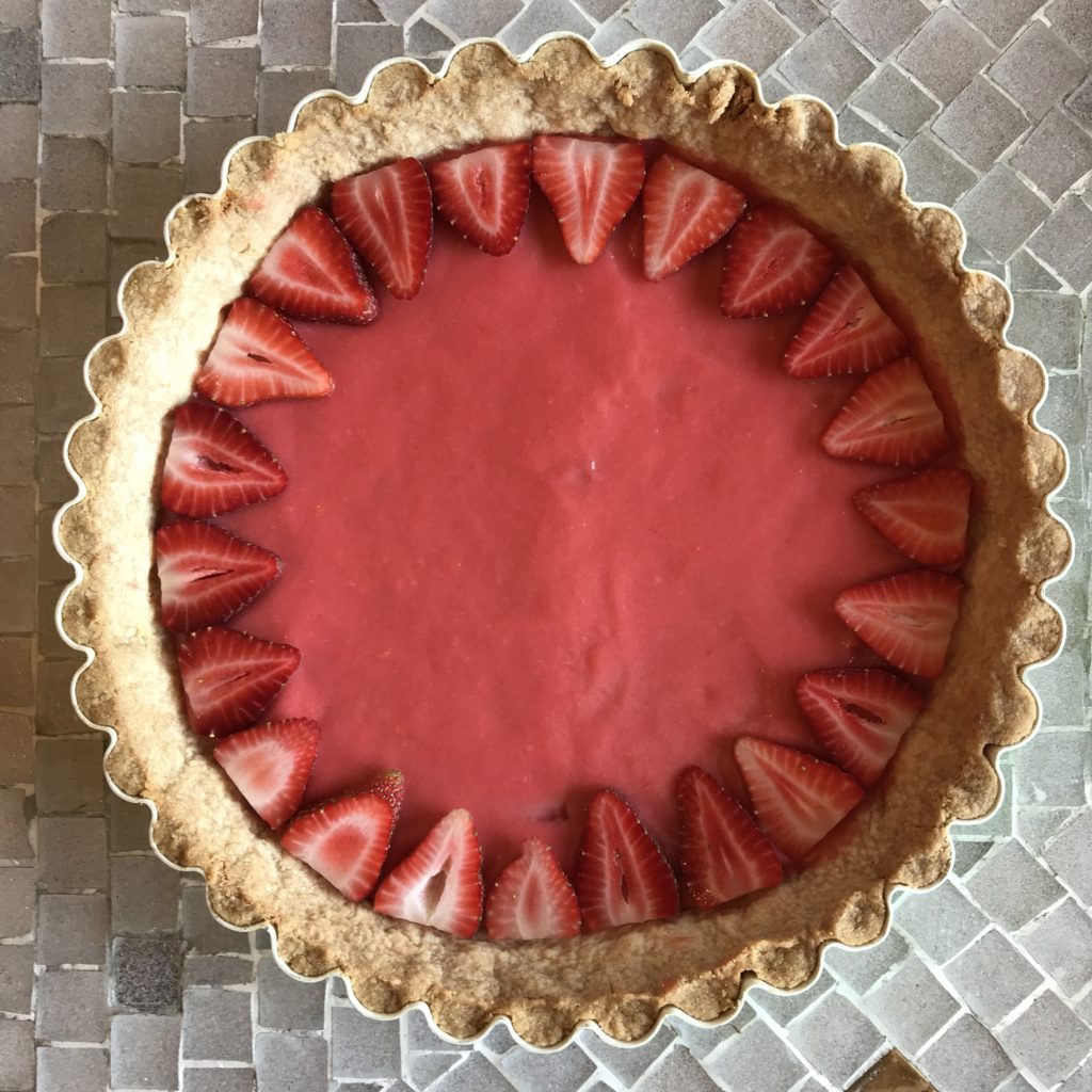 Strawberry Rhubarb Tart