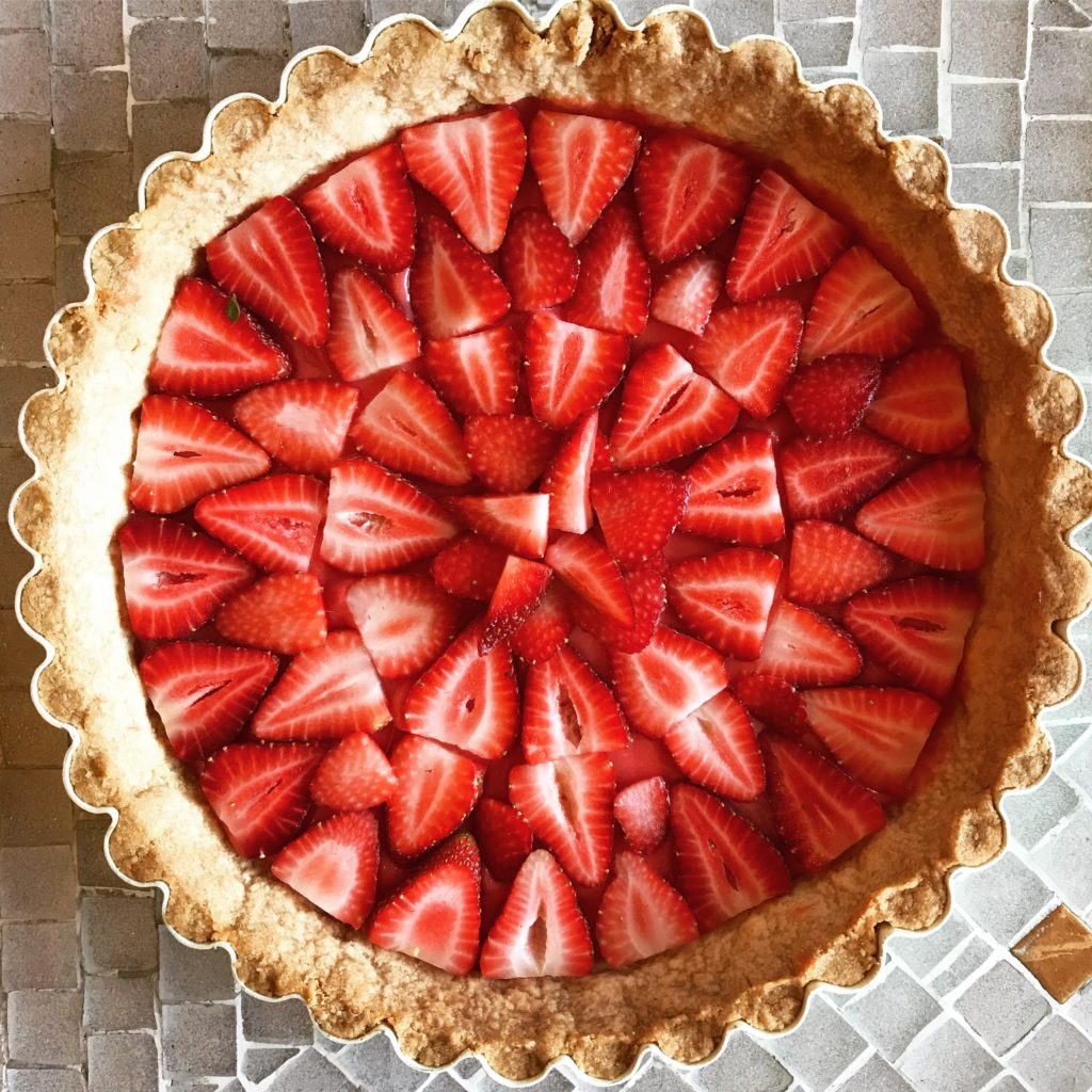 Strawberry Rhubarb Tart