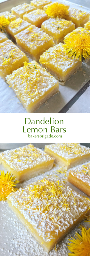 Dandelion Lemon Bars