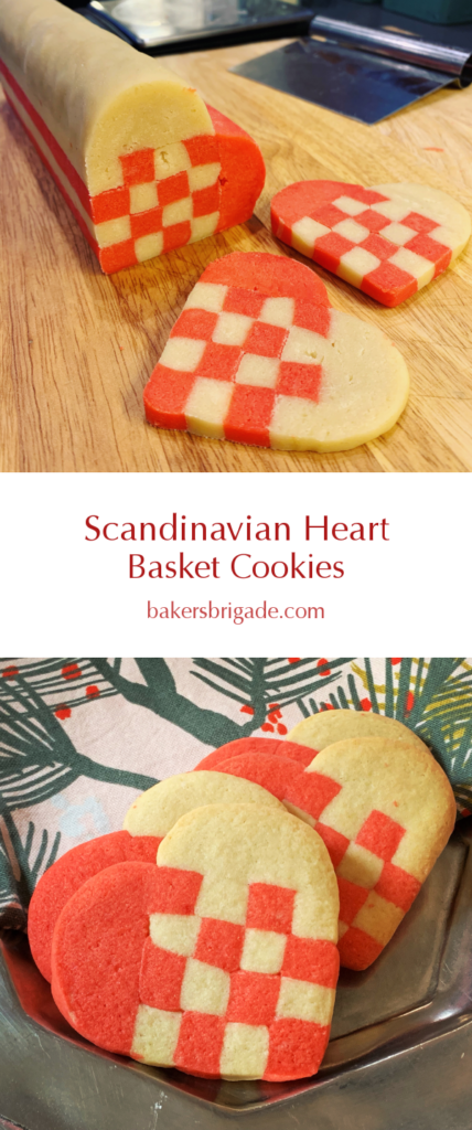 Scandinavian Heart Basket Cookies