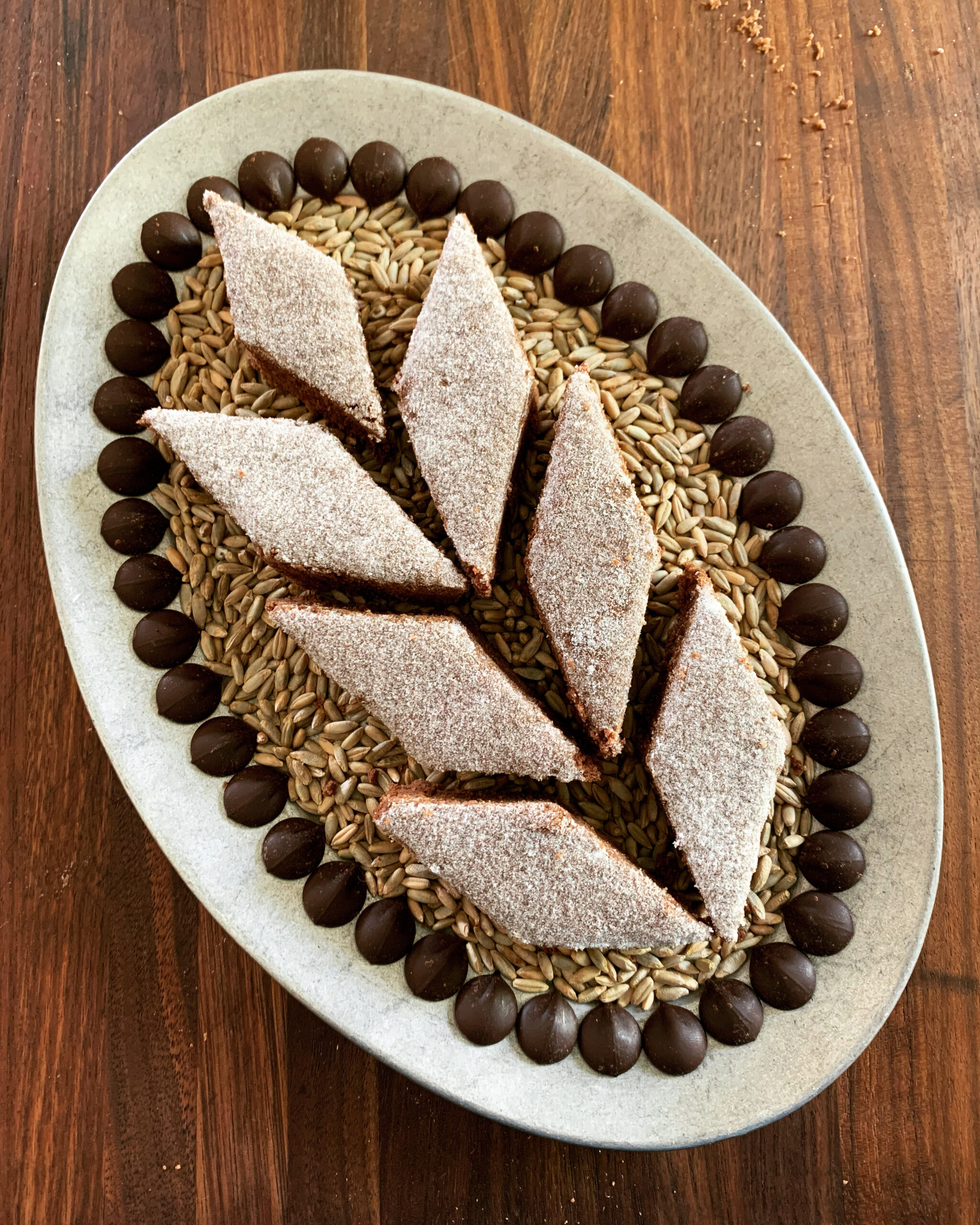 Chocolate Rye Shortbread