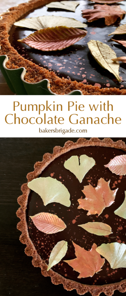 Pumpkin Pie with Chocolate Ganache