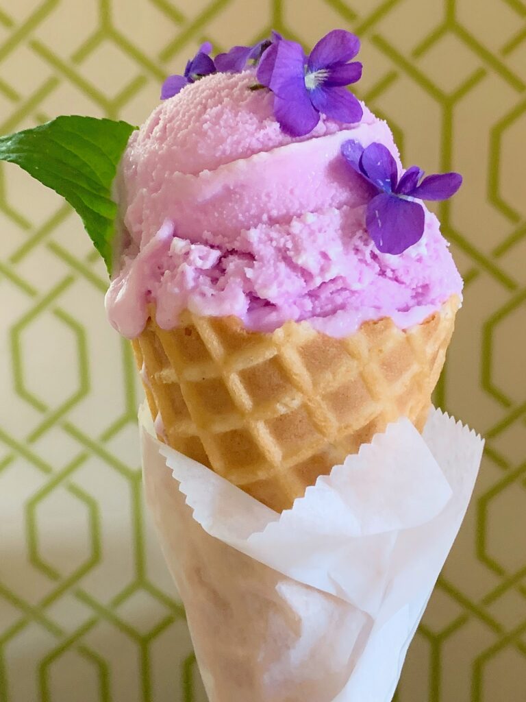 Creamy Violet Sorbet