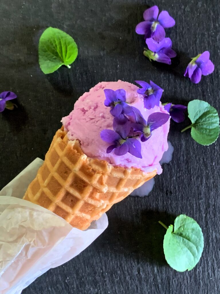 Creamy Violet Sorbet