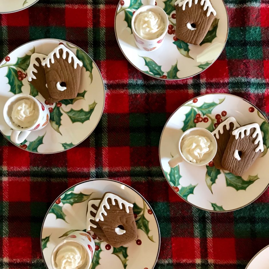 Gingerbread Birdhouse Cookies