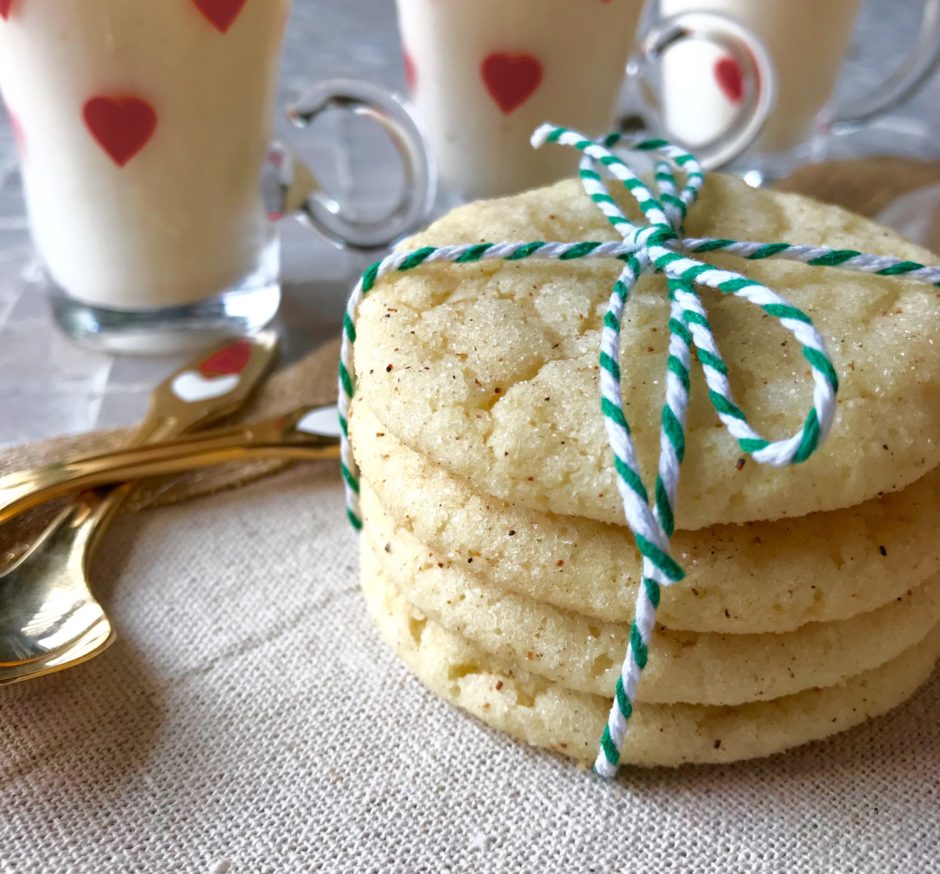 Eggnog Snickerdoodles