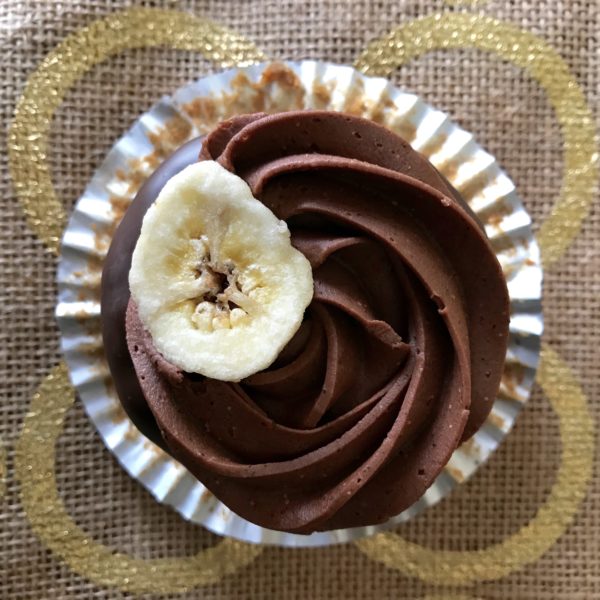 chocolate banana cupcakes